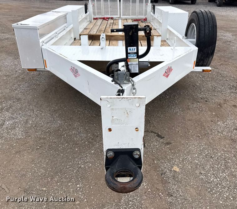 image for item EG1807 2019 SDPM utility trailer