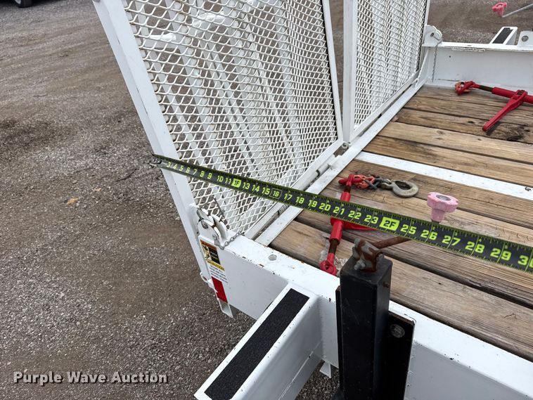 image for item EG1807 2019 SDPM utility trailer