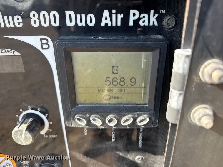 image for item EG1815 Miller Big Blue 800 Duo Air Pak welder/generator
