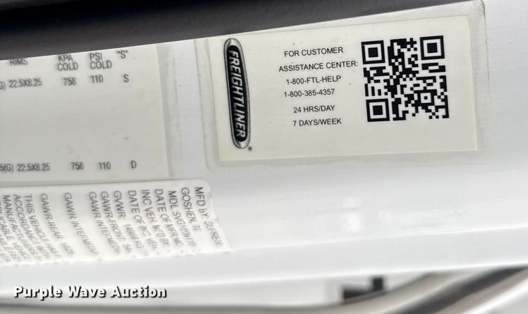 image for item EG1830 2018 Freightliner M2106 refrigerated truck