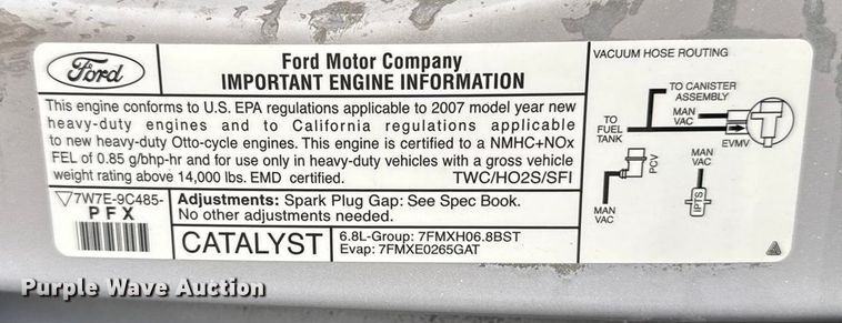 image for item EG1833 2007 Ford E450 prisoner transport shuttle bus