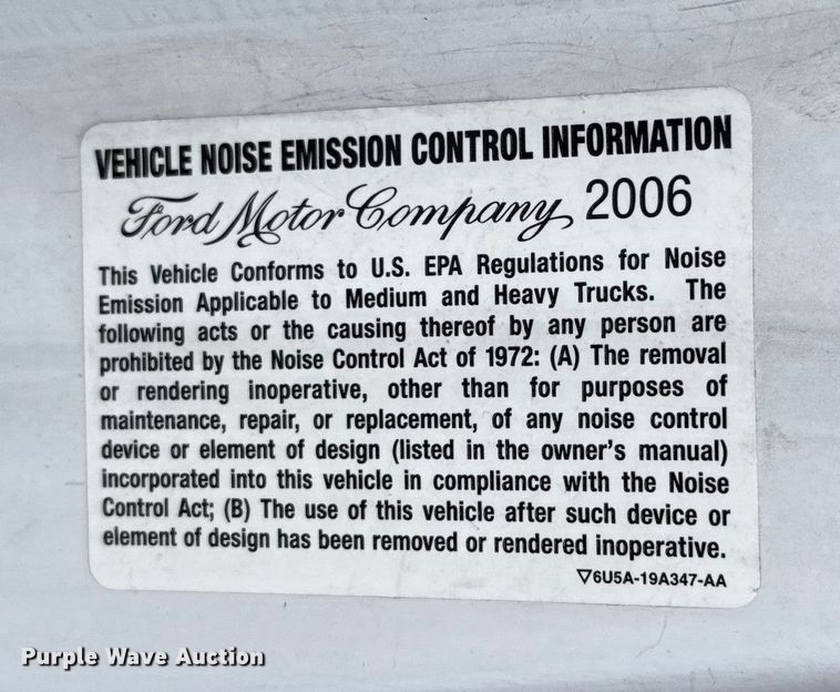 image for item EG1833 2007 Ford E450 prisoner transport shuttle bus