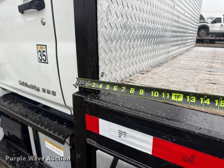 image for item EG1836 2018 Hino 338 flatbed truck