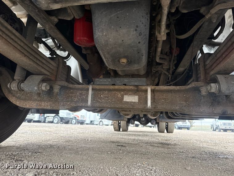 image for item EG1836 2018 Hino 338 flatbed truck