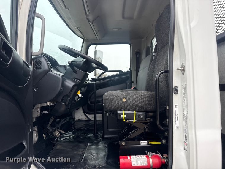 image for item EG1836 2018 Hino 338 flatbed truck