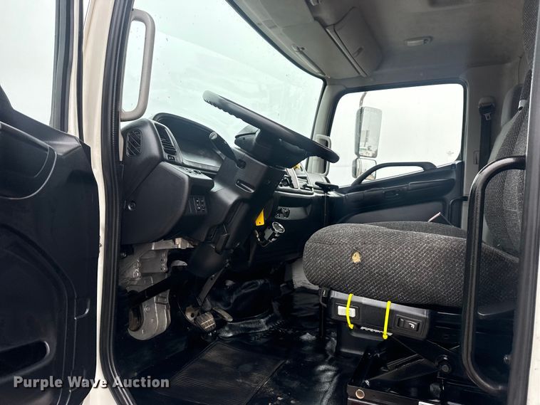 image for item EG1836 2018 Hino 338 flatbed truck