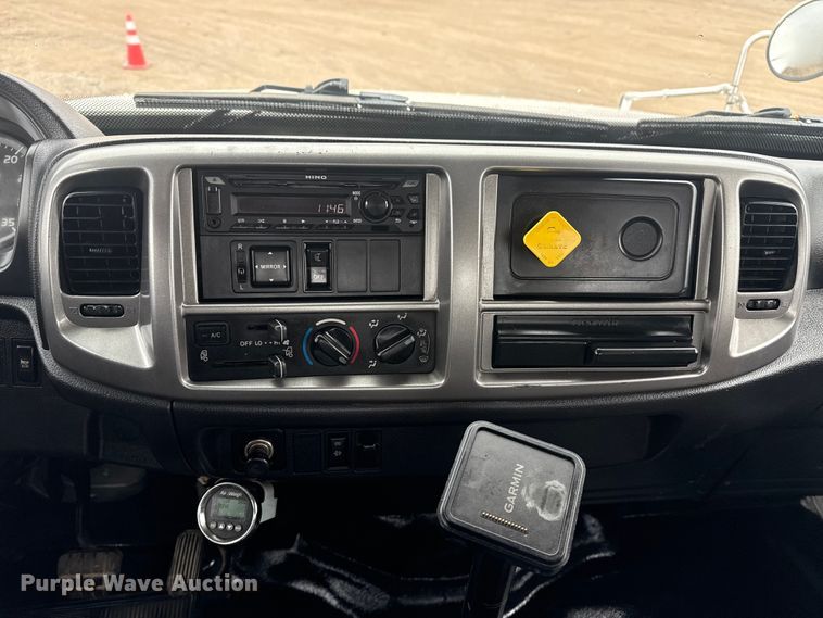 image for item EG1836 2018 Hino 338 flatbed truck