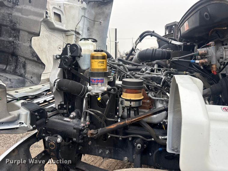 image for item EG1836 2018 Hino 338 flatbed truck