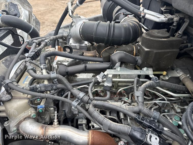 image for item EG1836 2018 Hino 338 flatbed truck