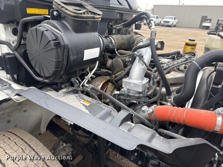 image for item EG1836 2018 Hino 338 flatbed truck