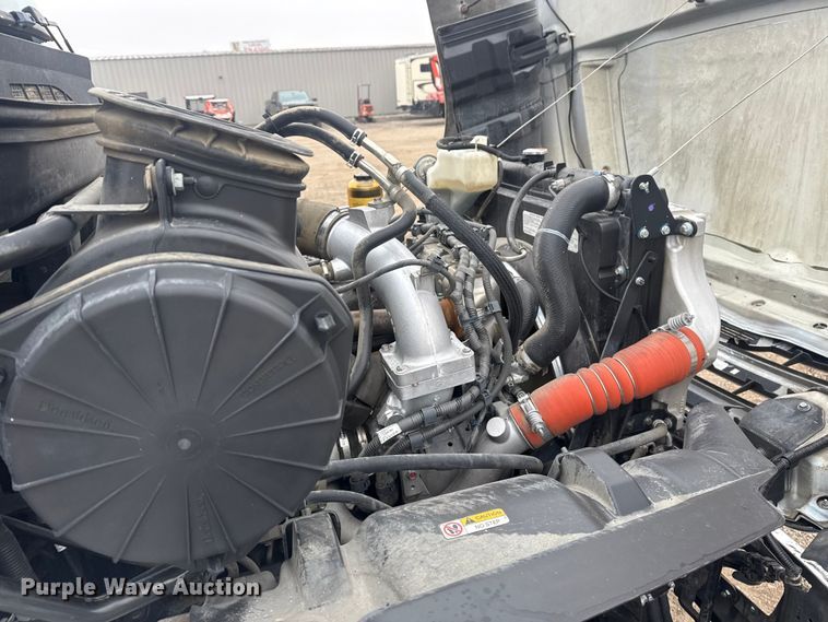 image for item EG1836 2018 Hino 338 flatbed truck