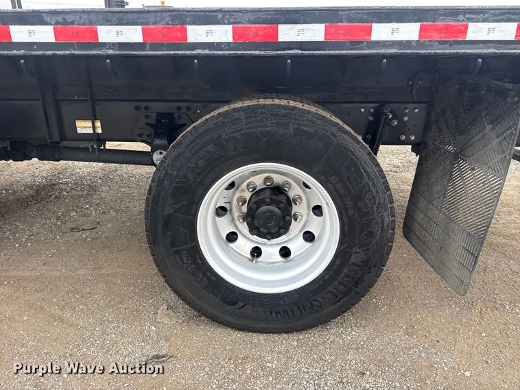 image for item EG1836 2018 Hino 338 flatbed truck