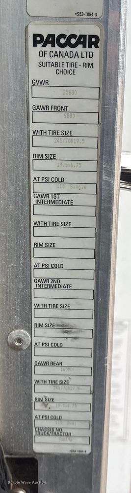 image for item EG1838 2013 Kenworth T280 box truck