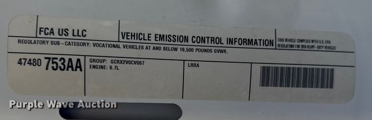 image for item EG1870 2016 Ram  5500HD utility / service truck