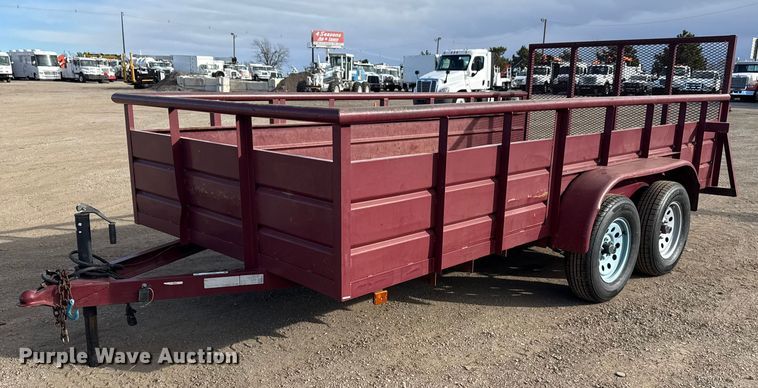 image for item EG1885 2016 Carson utility trailer