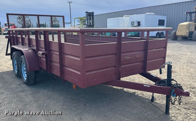 image for item EG1885 2016 Carson utility trailer