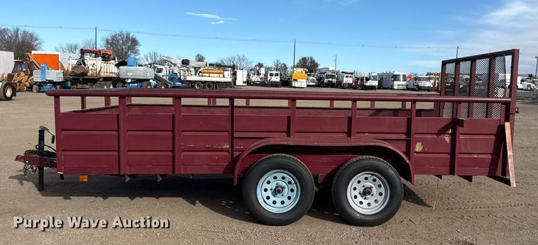 image for item EG1885 2016 Carson utility trailer