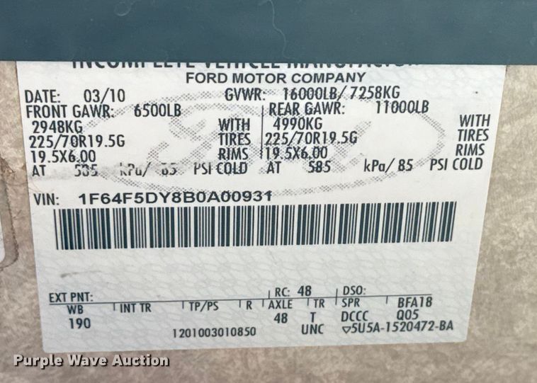 image for item EG1894 2011 Four Winds International Windsport 30Q RV