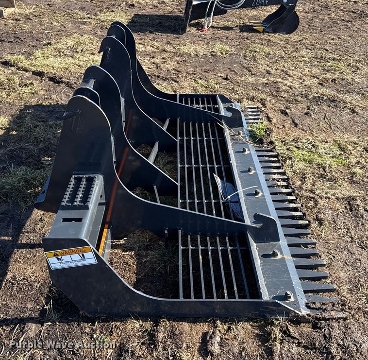 image for item EN0139 2025 Wolverine LL-12-78W skid steer rock bucket