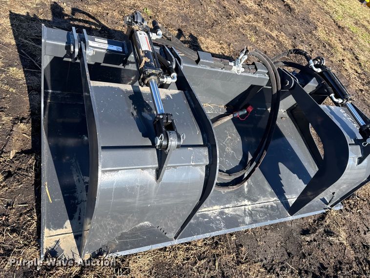 image for item EN0145 2025 Wolverine GB-11-72W skid steer grapple bucket