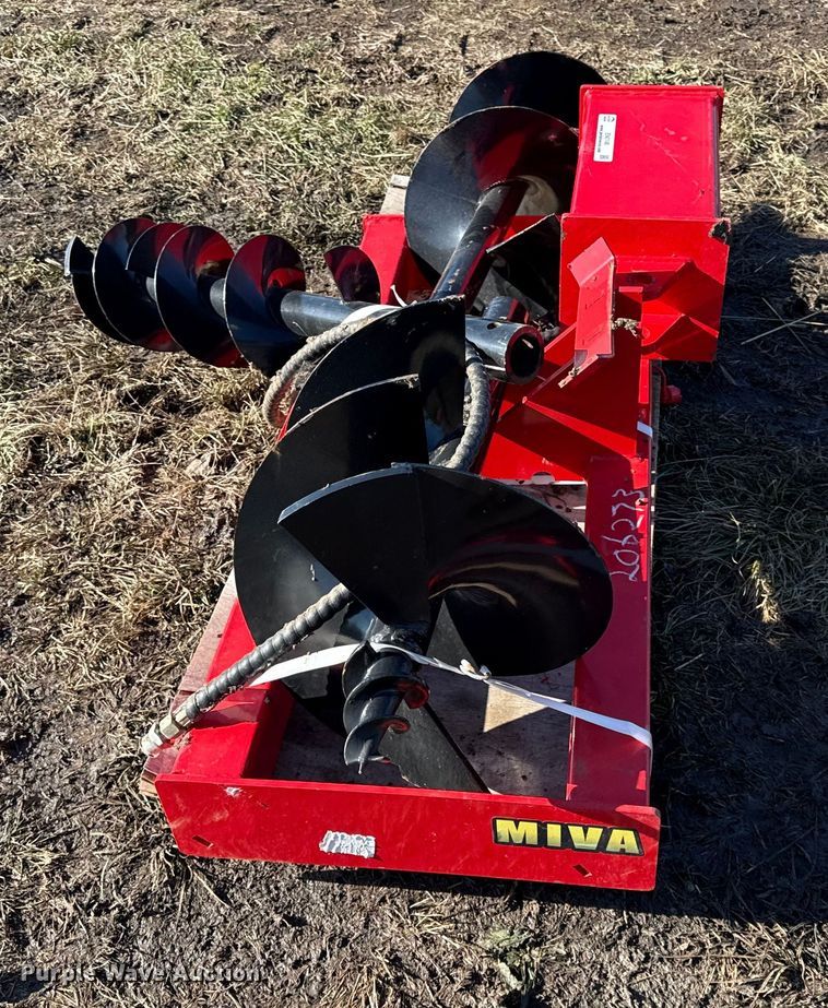 image for item EN0148 Miva skid steer auger
