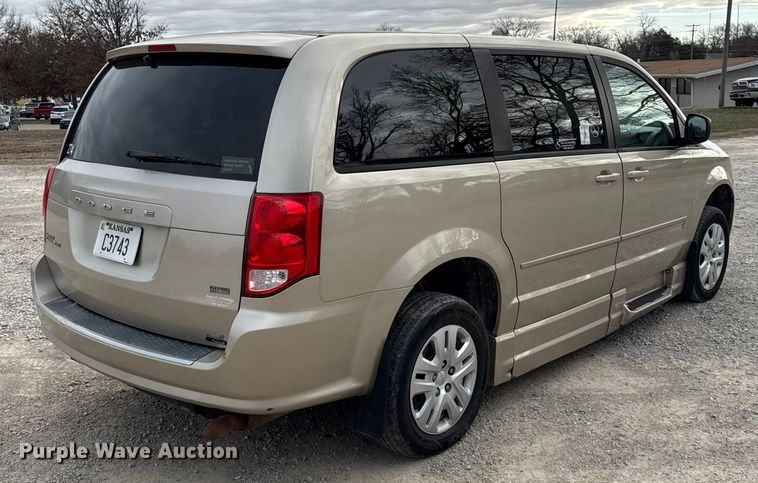image for item EN0158 2014 Dodge Grand Caravan handicap accessible van