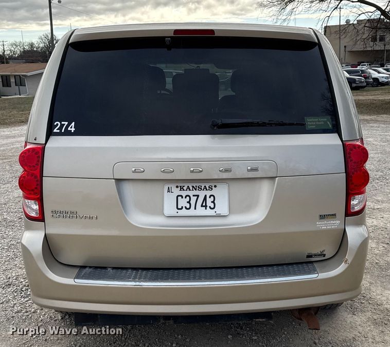 image for item EN0158 2014 Dodge Grand Caravan handicap accessible van