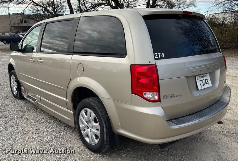 image for item EN0158 2014 Dodge Grand Caravan handicap accessible van