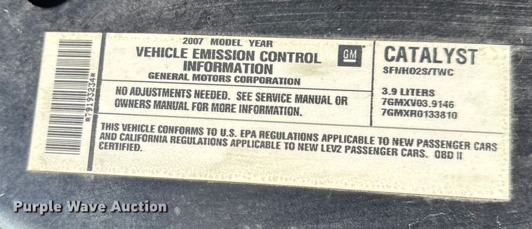 image for item EN0785 2007 Chevrolet Impala 