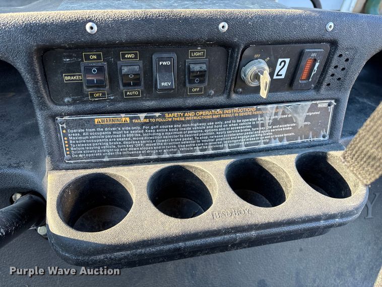 image for item EN5917 Bad Boy Buggies BB-AMS4 golf cart