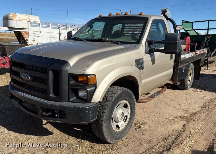image for item EP2708 2008 Ford F350 flatbed pickup truck