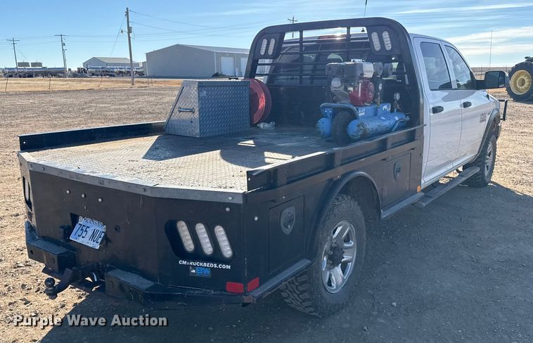 image for item EP2717 2018 RAM 2500 Crew Cab flatbed pickup truck