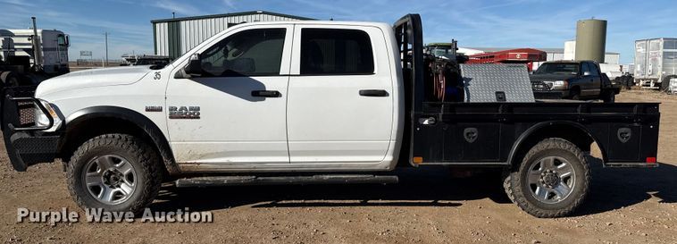 image for item EP2717 2018 RAM 2500 Crew Cab flatbed pickup truck