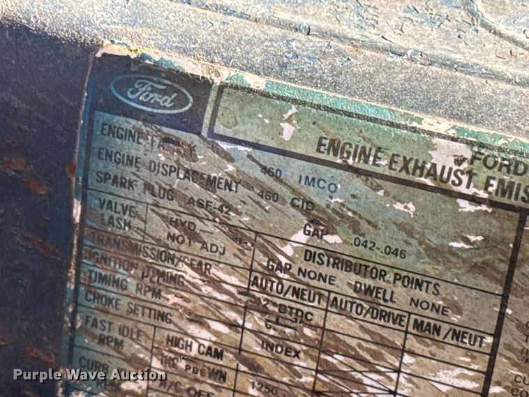 image for item EP2734 1977 Ford F350 Ranger Camper Special pickup truck