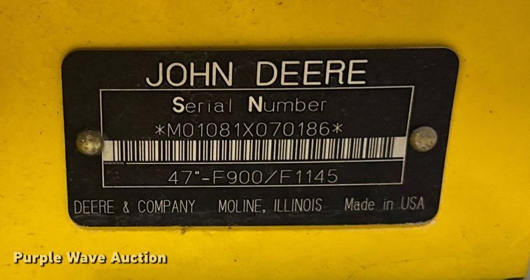 image for item ER0332 John Deere F932 lawn mower