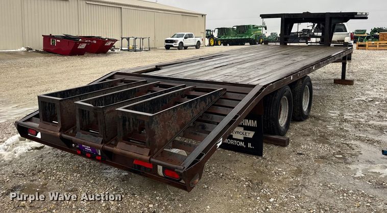 image for item ER0356 2003 JAMAR TA825GS drop deck equipment trailer