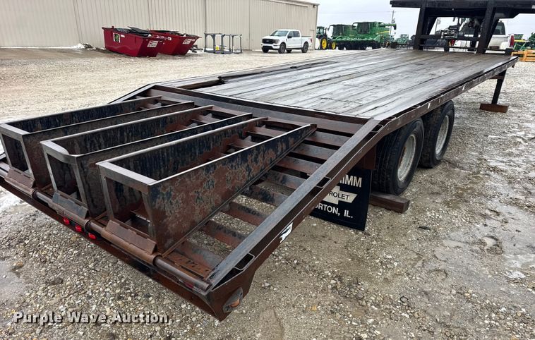 image for item ER0356 2003 JAMAR TA825GS drop deck equipment trailer