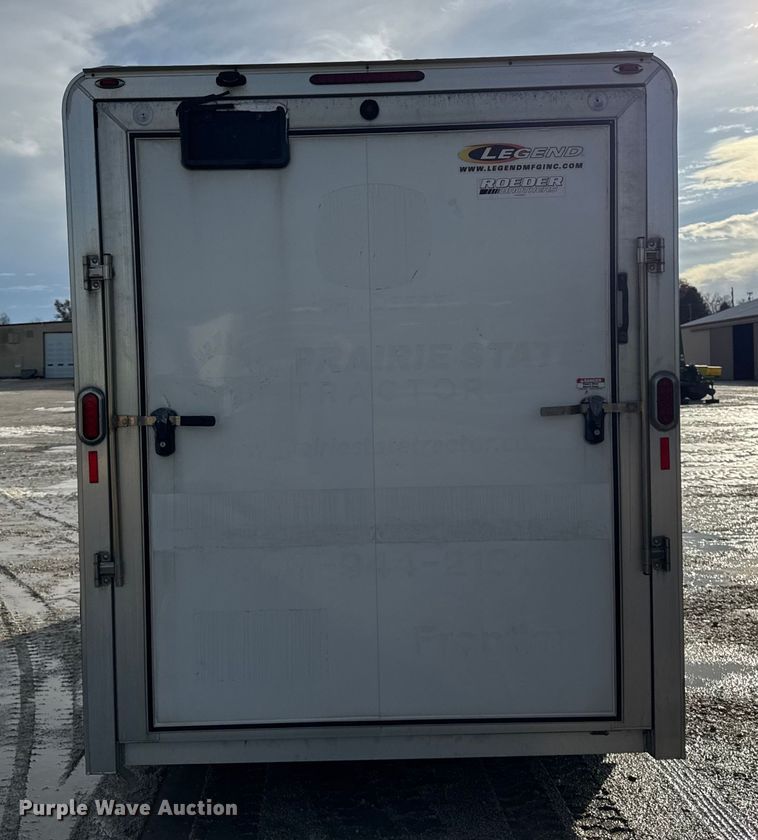 image for item ER0362 2019 Legend Manufacturing 719DVNTA35 enclosed cargo trailer