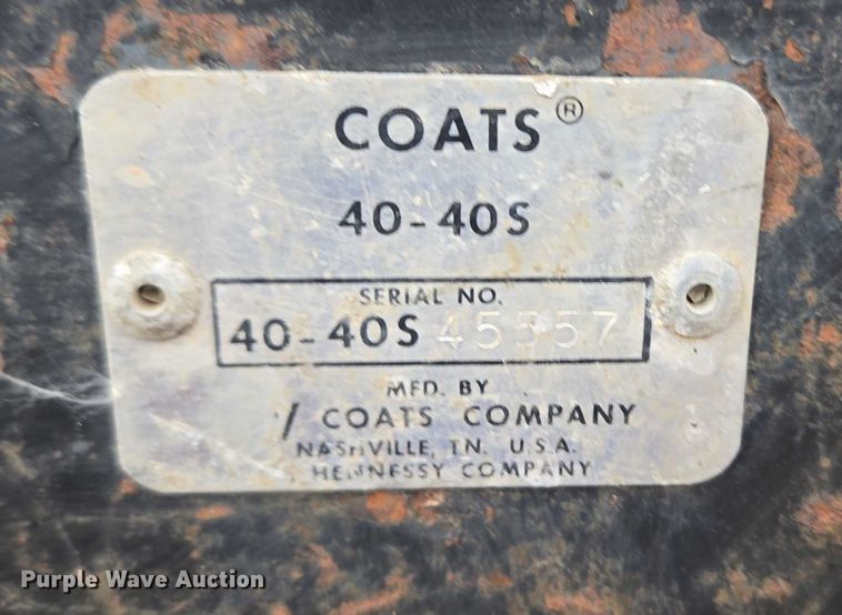 image for item ET5443 Coats 40-40S tire machine