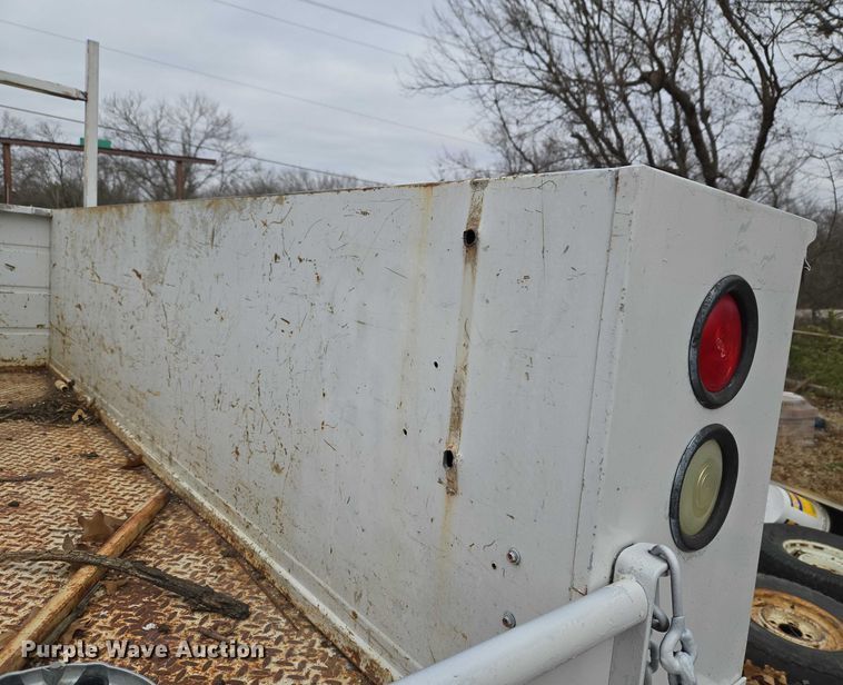 image for item ET5447 Shop built utility trailer