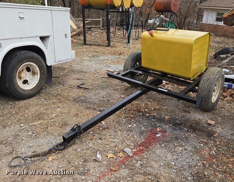 image for item ET5448 Shop built fuel tank trailer
