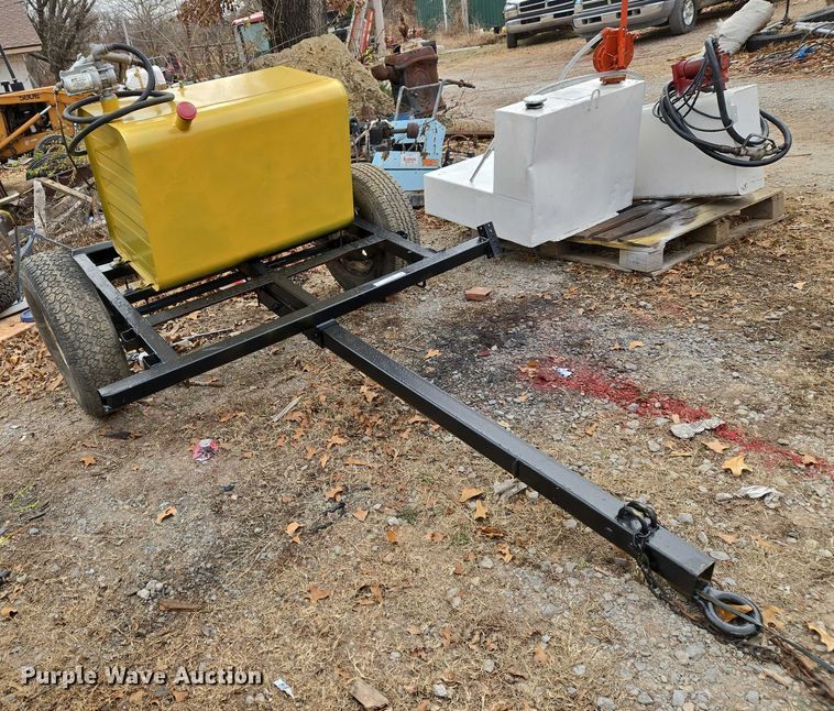 image for item ET5448 Shop built fuel tank trailer