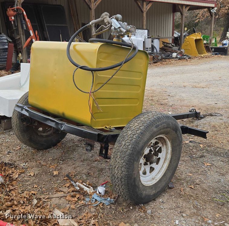 image for item ET5448 Shop built fuel tank trailer