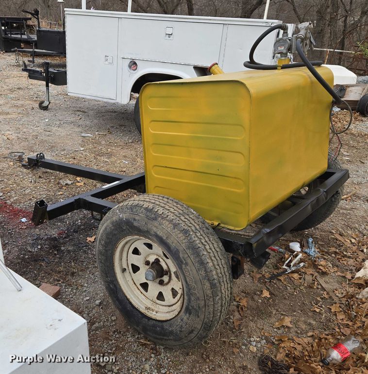 image for item ET5448 Shop built fuel tank trailer