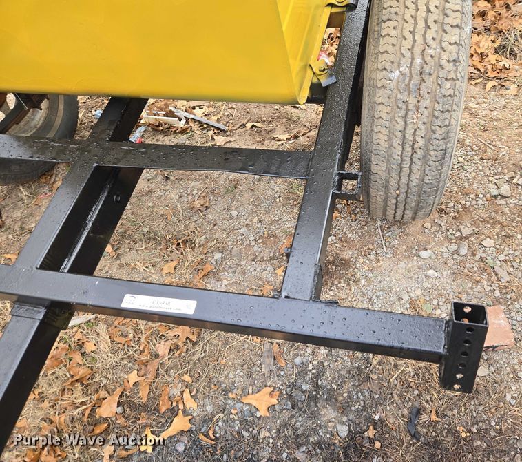 image for item ET5448 Shop built fuel tank trailer