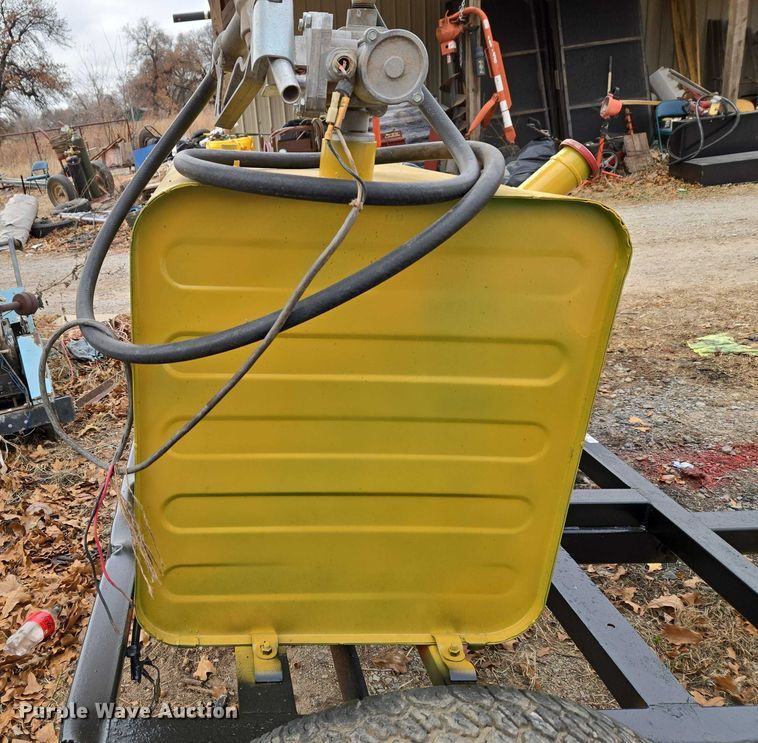 image for item ET5448 Shop built fuel tank trailer