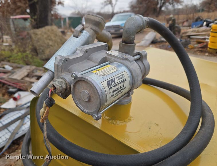 image for item ET5448 Shop built fuel tank trailer