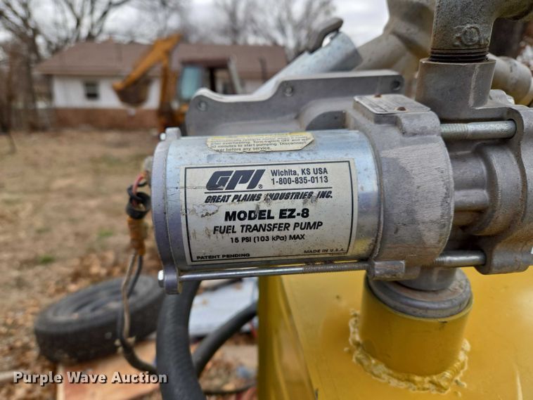 image for item ET5448 Shop built fuel tank trailer