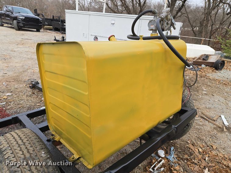 image for item ET5448 Shop built fuel tank trailer
