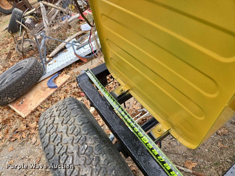 image for item ET5448 Shop built fuel tank trailer